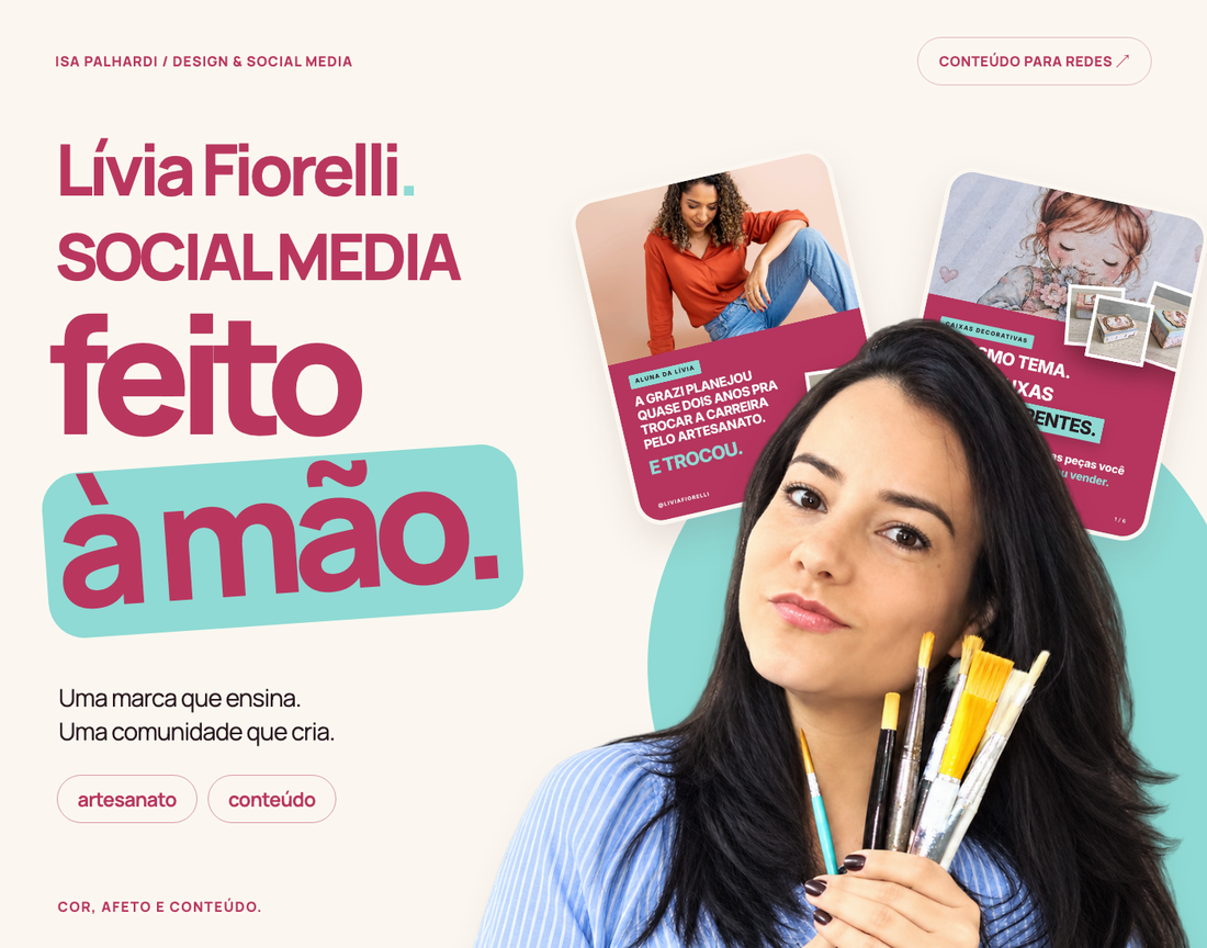 Capa da apresentação de Lívia Fiorelli