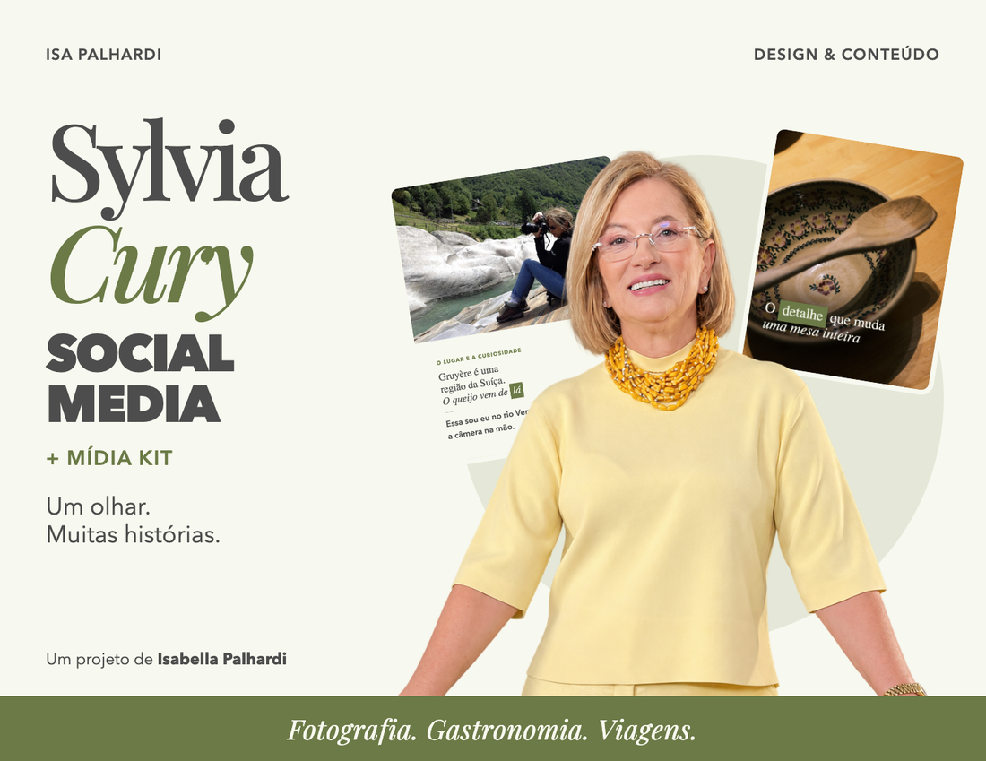 Capa da apresentação de Sylvia Cury